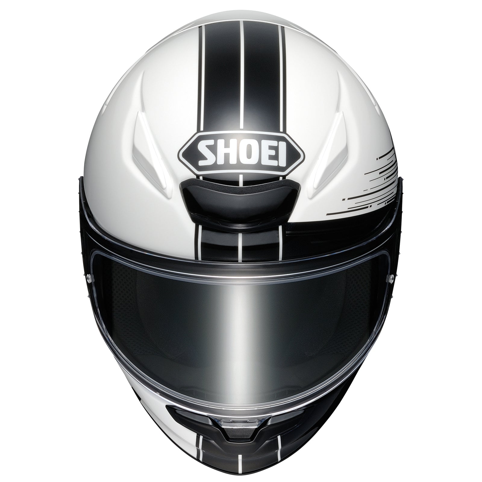 Shoei RF-1400 Ideograph Helmet - White - Front Top View