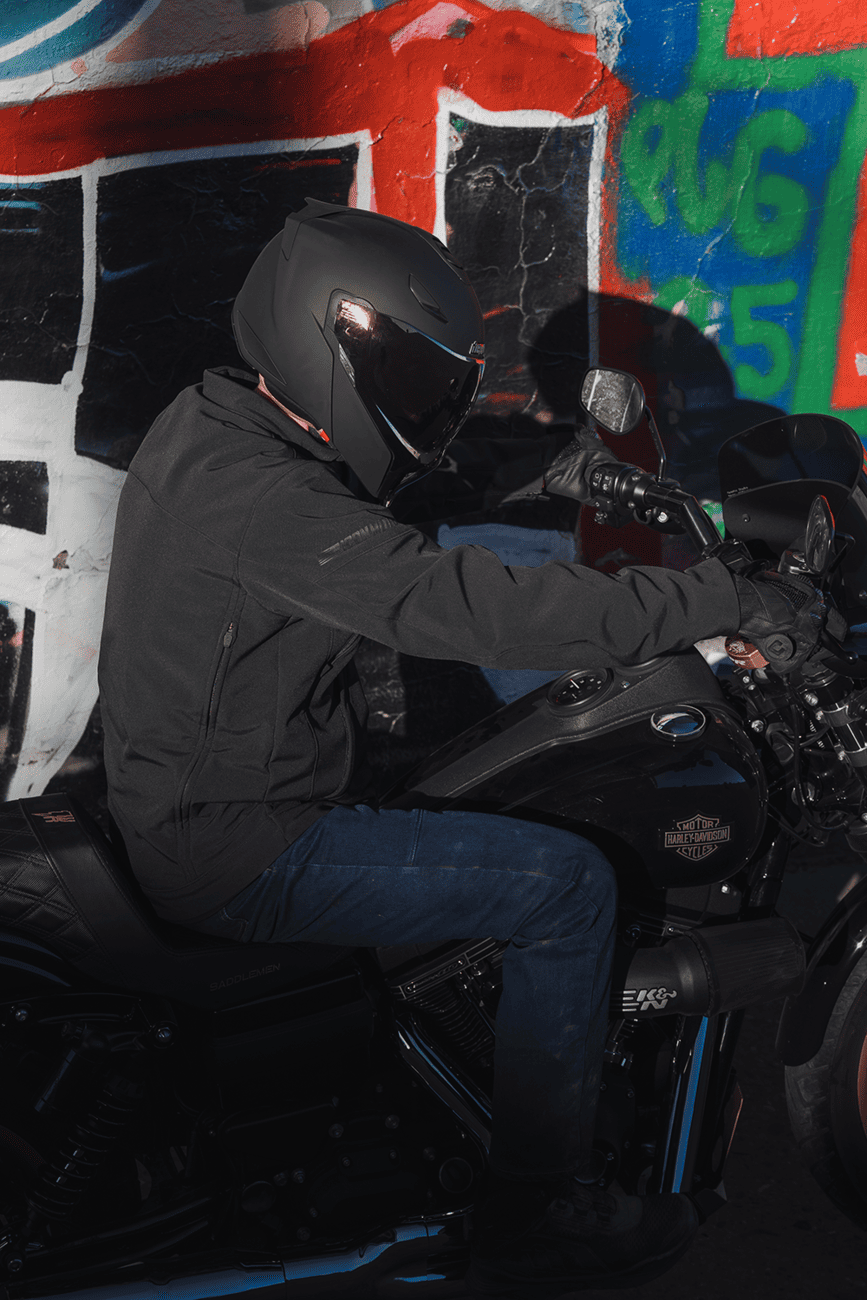 Icon Threshold Solid Modular Motorcycle Helmet