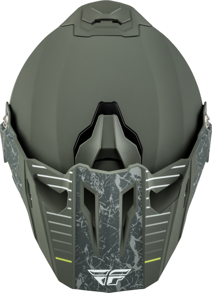 Fly Racing Trekker Granite Matte Sage Motorcycle Helmet