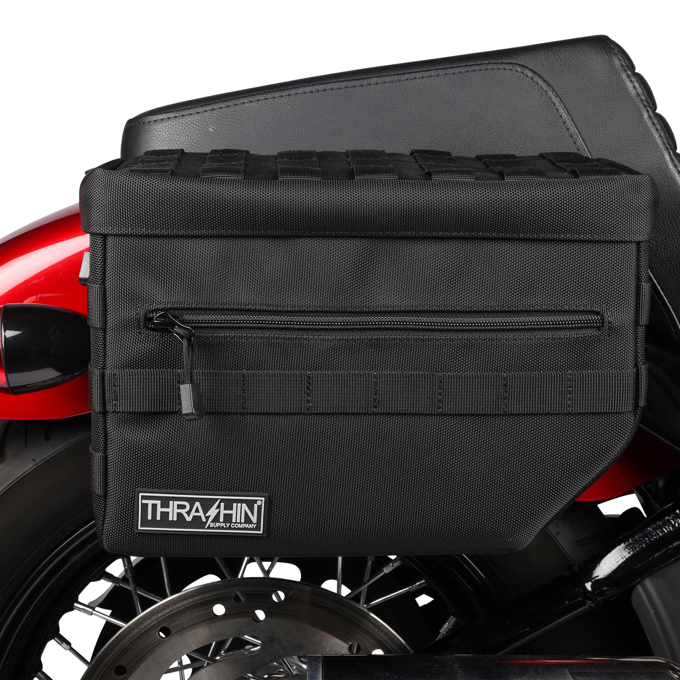 Thrashin Supply Escape Saddlebags | 18 Liter Motorcycle Saddlebags
