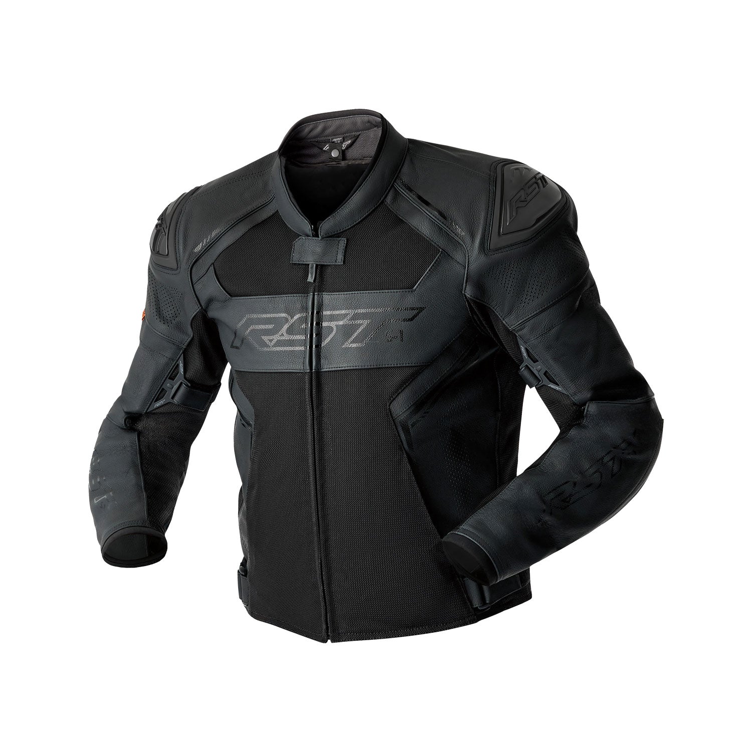 RST Moto Men's S1 D3O Mesh Leather Motorcycle Jacket