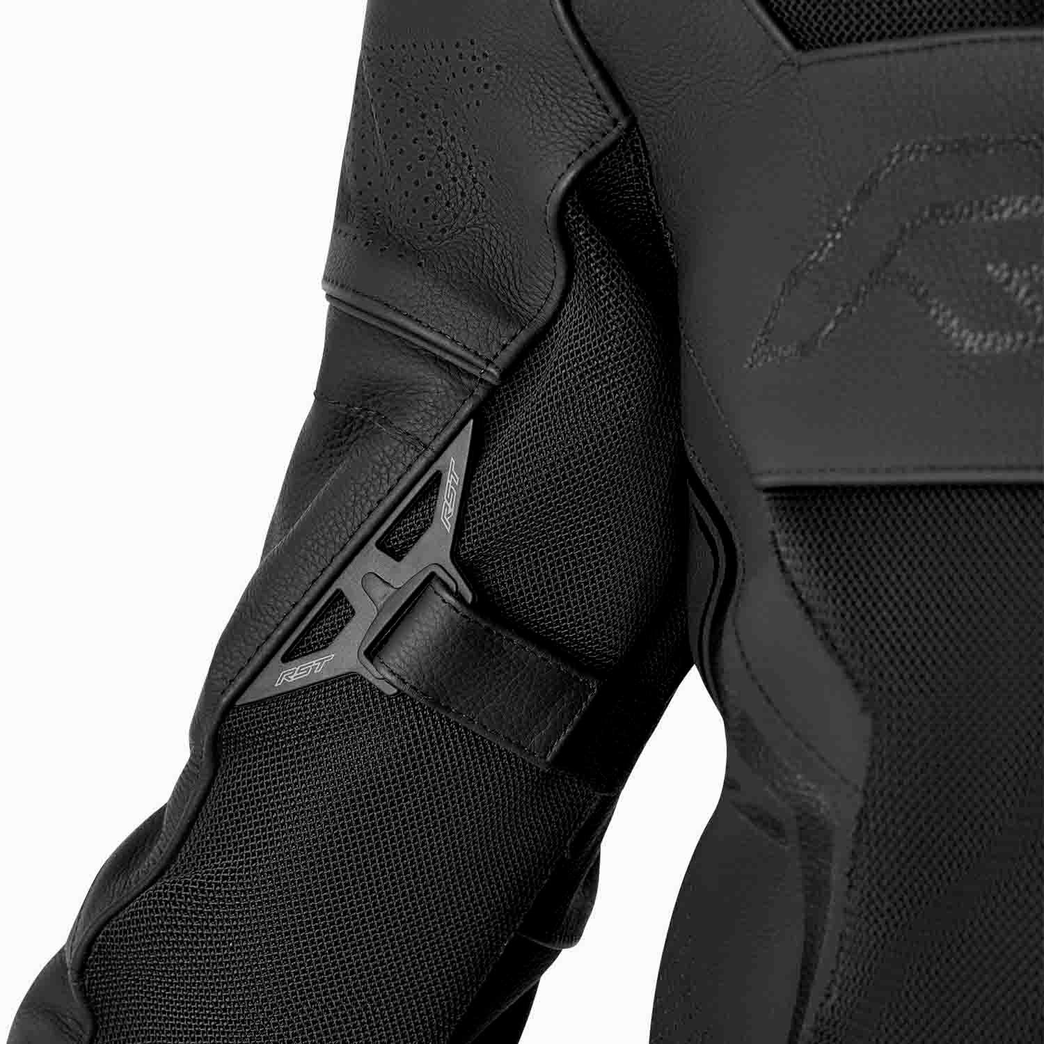 RST Moto Men's S1 D3O Mesh Leather Motorcycle Jacket