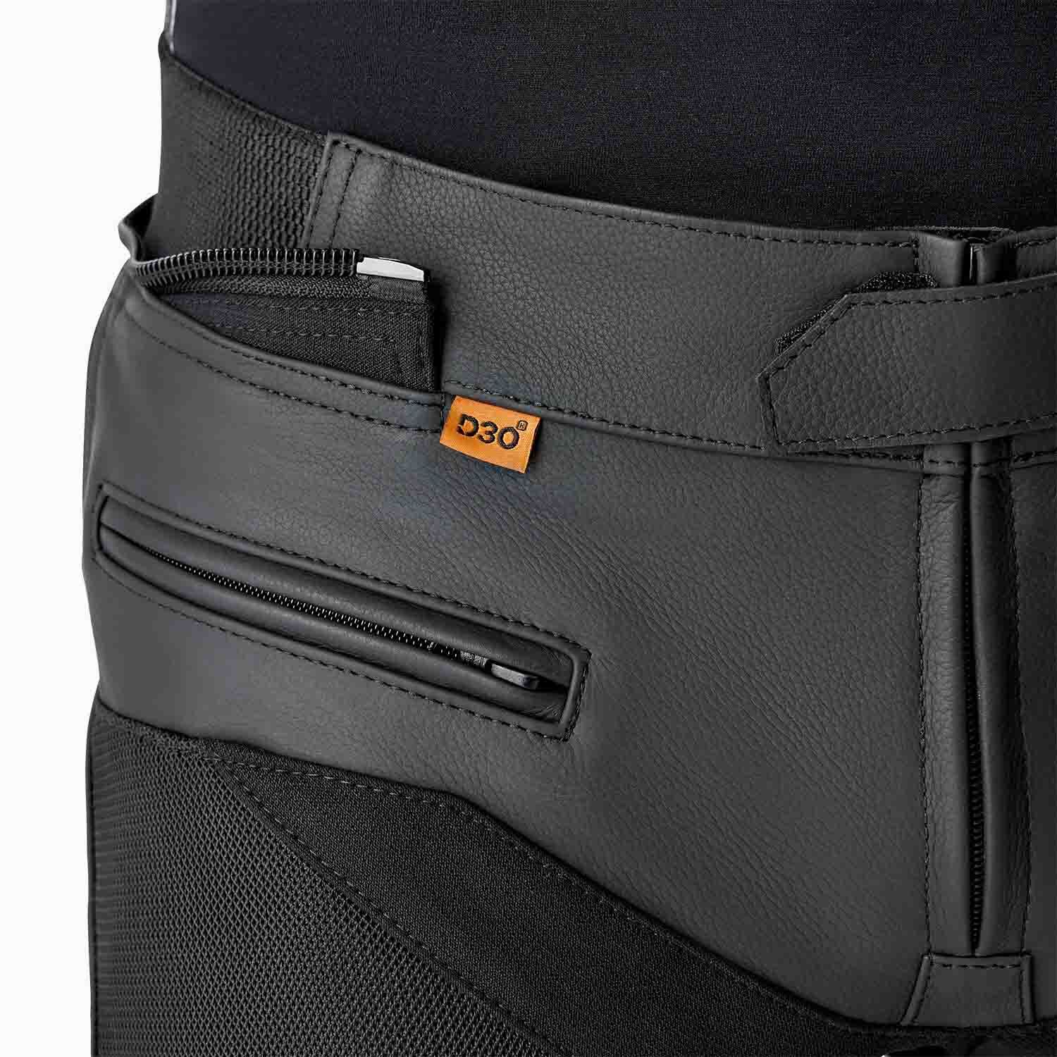 RST Moto Men's S1 D3O Mesh Leather Motorcycle Pants