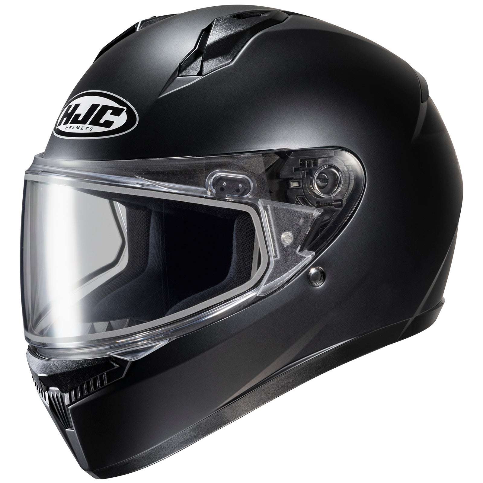 HJC C10 Snow Solid Full Face Motorcycle Helmet w/ Dual Shield