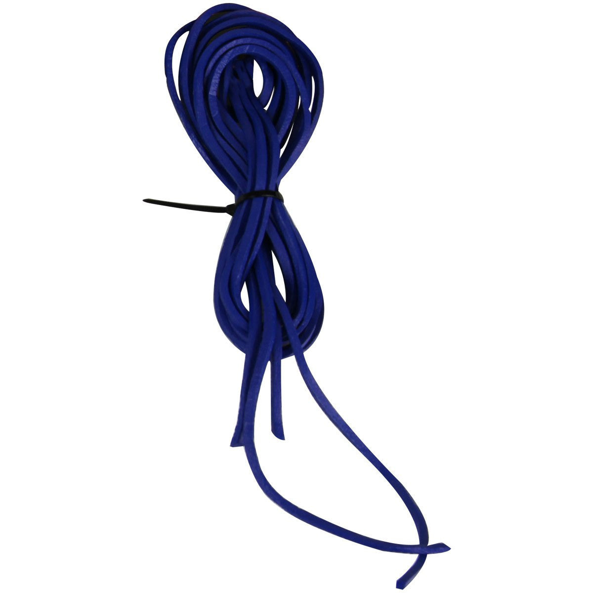 Vance Set of Colored Leather Laces for Chaps Vests and Jackets - Blue