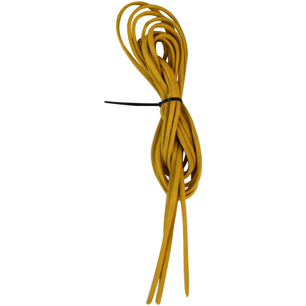 Vance Set of Colored Leather Laces for Chaps Vests and Jackets-Yellow