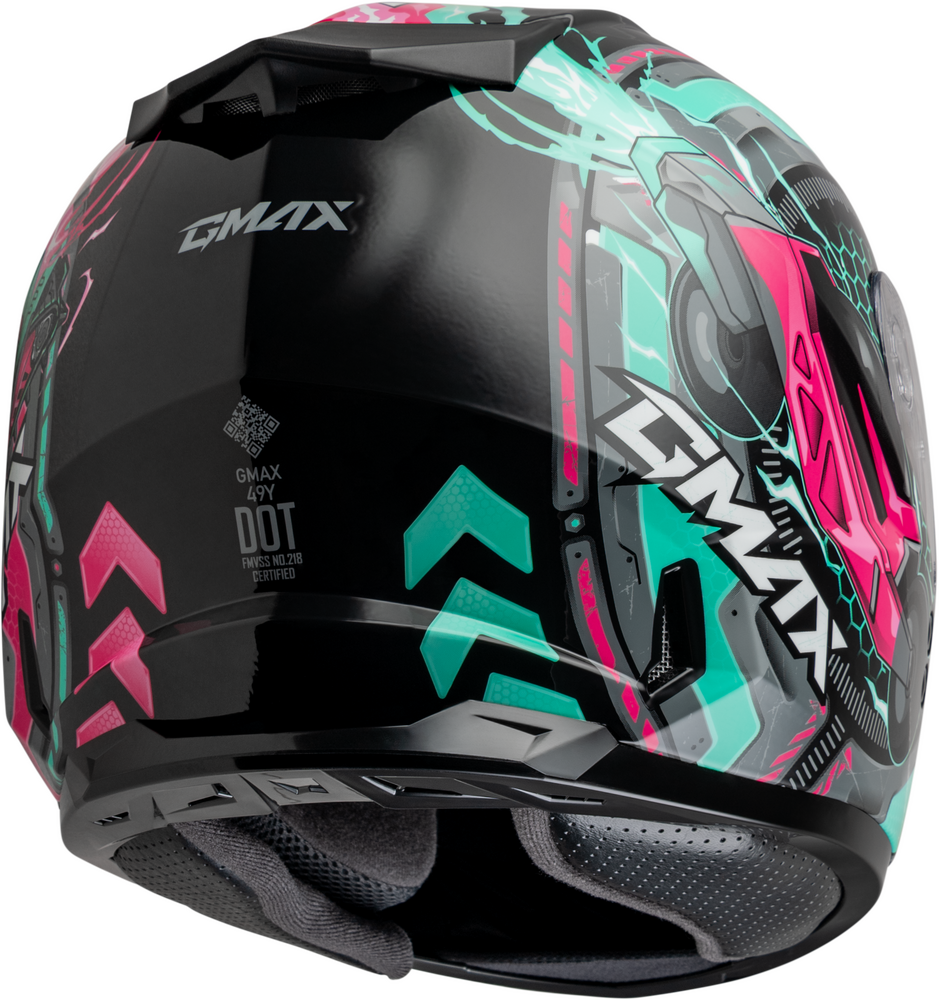 Gmax GM-49Y Youth Charge Full Face Motorcycle Helmet