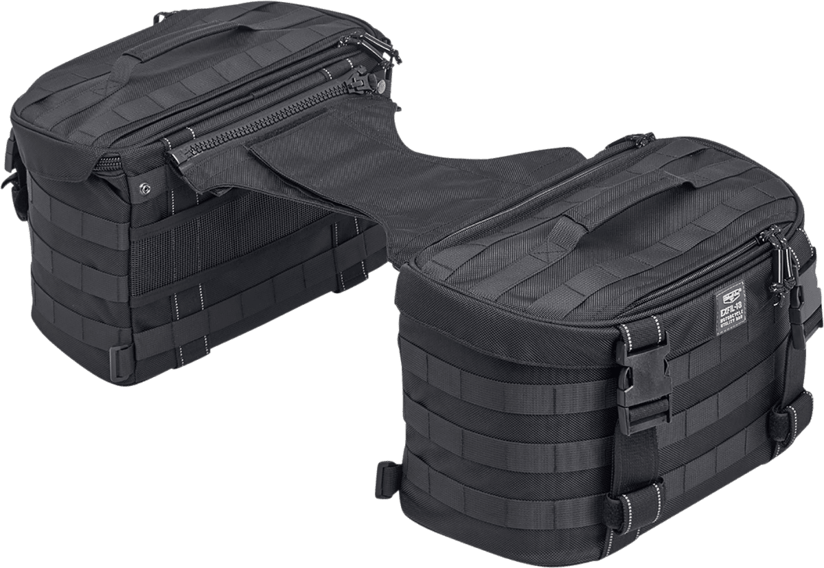 Biltwell Exfil-18 Motorcycle Saddlebags - Team Motorcycle