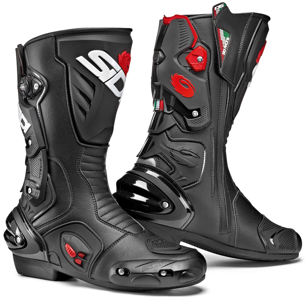 Sidi Motorcycle Riding Boots Black Red Racing Sport Touring Mens Size 10.5‎ Sidi - ST Boot - BLACK/RED – trackaddix main image 2