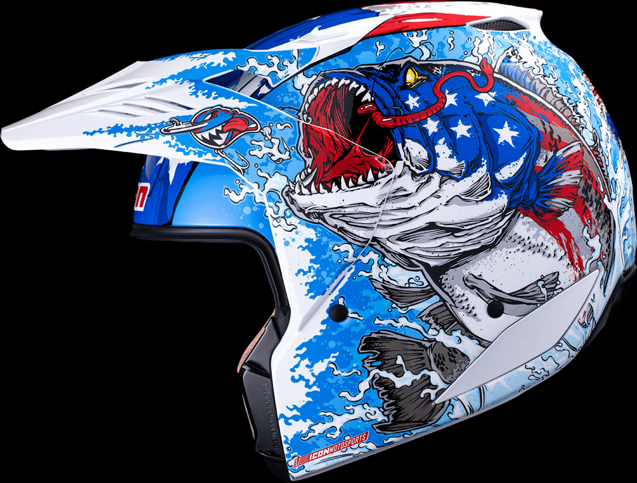 Icon-Elsinore-American-Basstard-Modular-Motorcycle-Helmet-side-open-visor-view