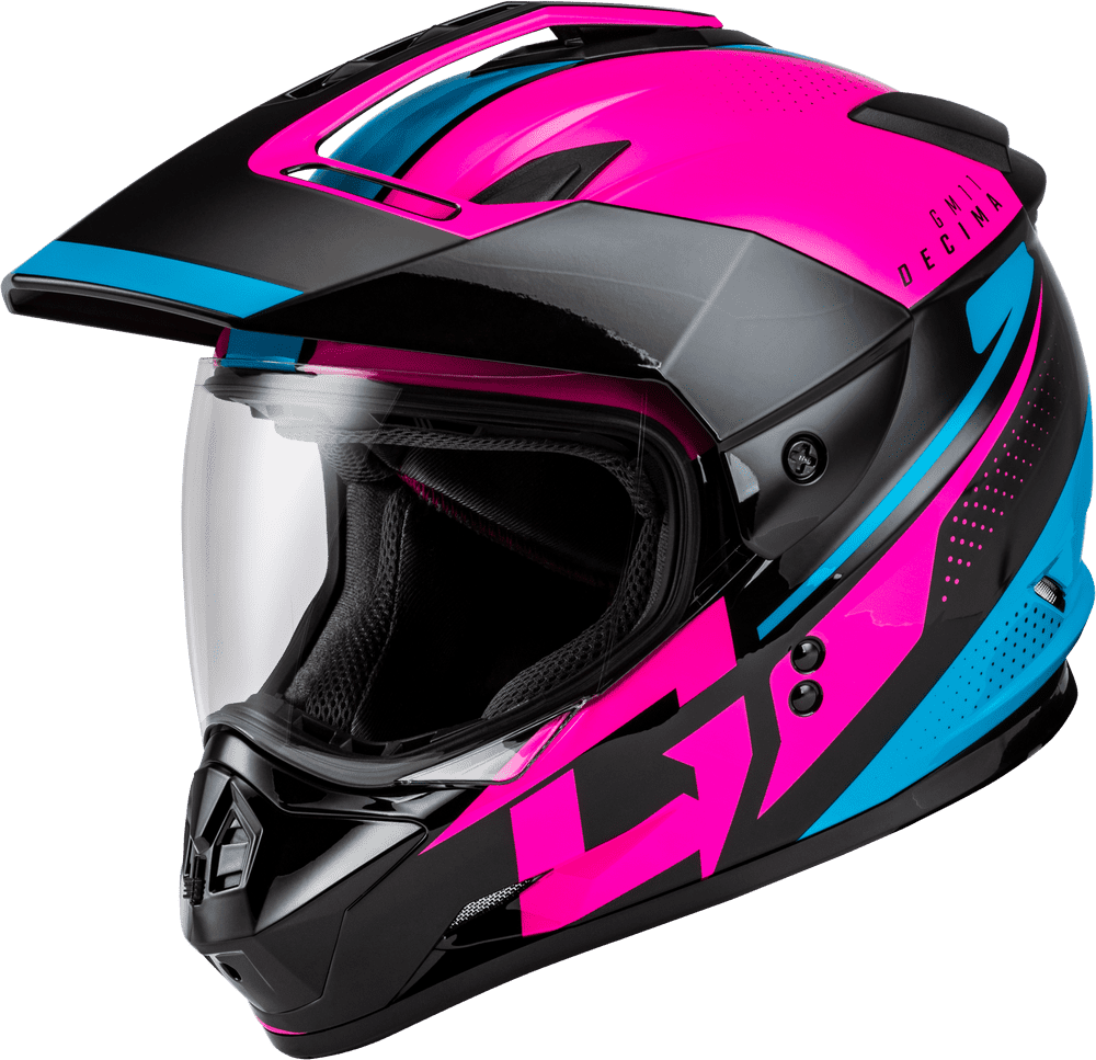 GM-11 Decima Helmet Black/Pink/Blue LG