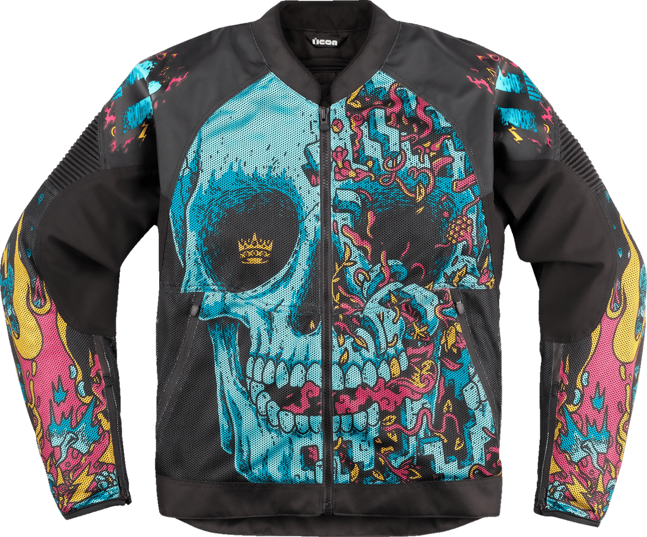 Icon Men's Overlord 3 Mesh Munchies Motorcycle Jacket - Team