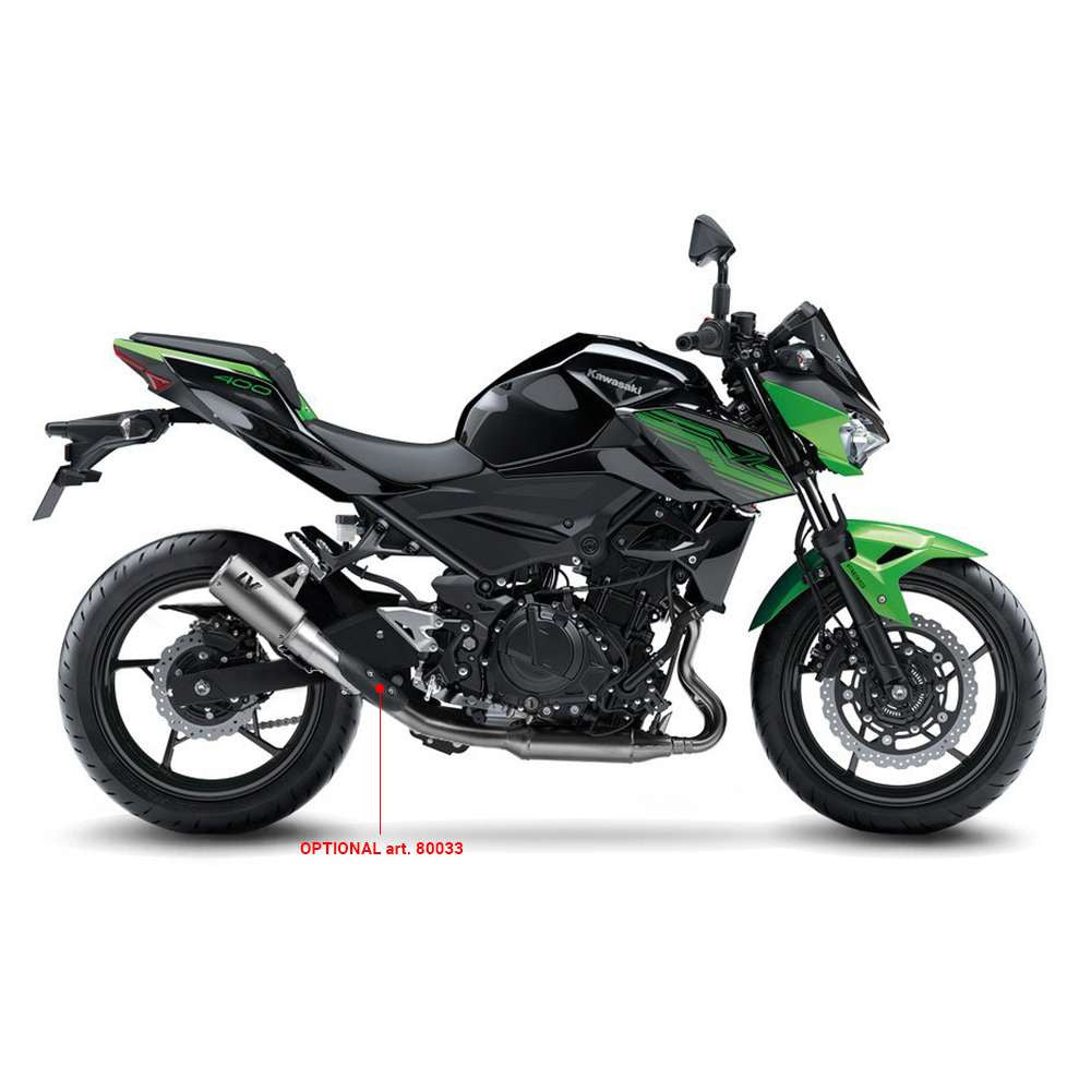 LeoVince-LV-Corsa-Slip-On-Exhaust-Kawasaki-Z400-Titanium