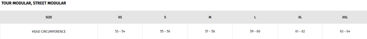 AGV-Resia-Street-Modular-Motorcycle-Helmet-size-chart
