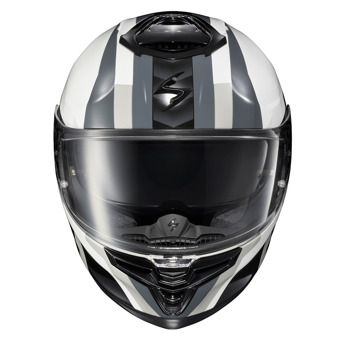 Scorpion-Exo-Apex-Eclipse-Pivot-Full-Face-Motorcycle-Helmet-White-front