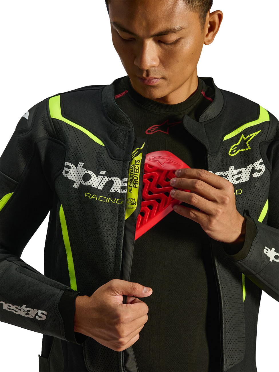 Alpinestars Men's GP Force v2 Leather Airflow Motorcycle Riding Jacket