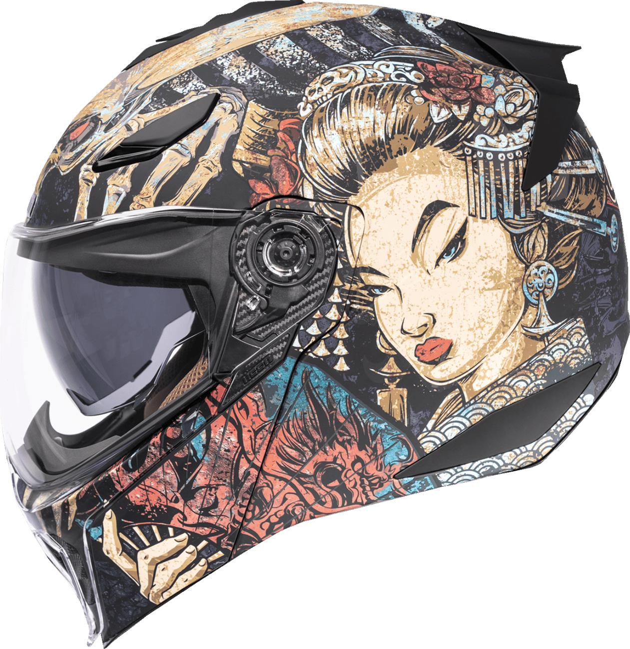 Icon Threshold Odokuro Modular Motorcycle Helmet