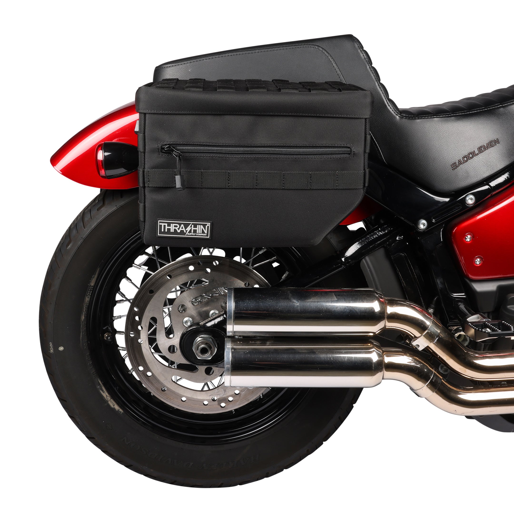 Thrashin Supply Escape Saddlebags | 18 Liter Motorcycle Saddlebags