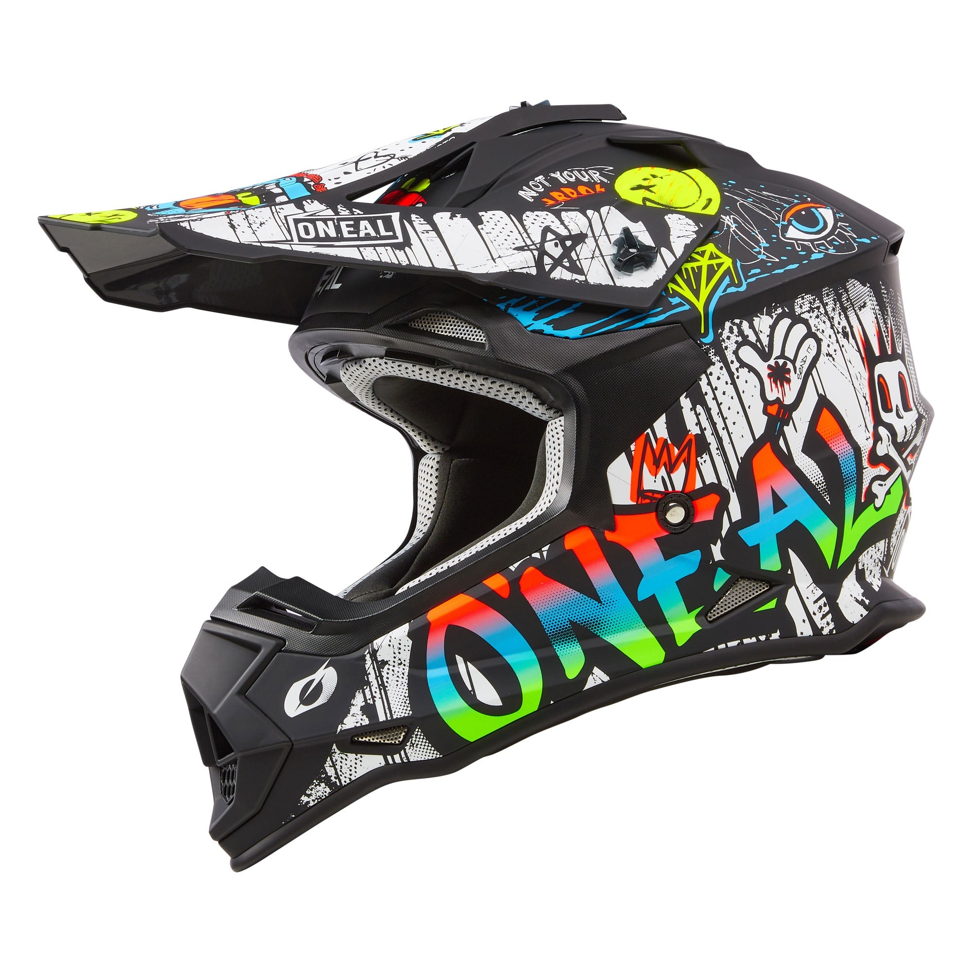 O'Neal 2 SRS Rancid MX Motorcycle Helmet | Team Motorcycle