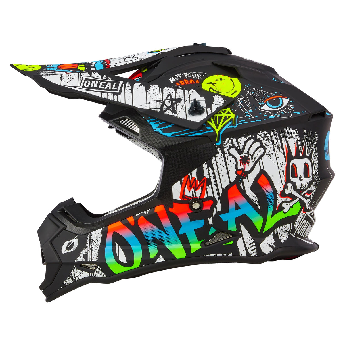 O'Neal 2 SRS Rancid MX Motorcycle Helmet