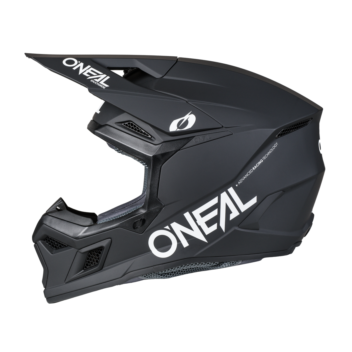 O'Neal 3 SRS Classic Black MX Motorcycle Helmet