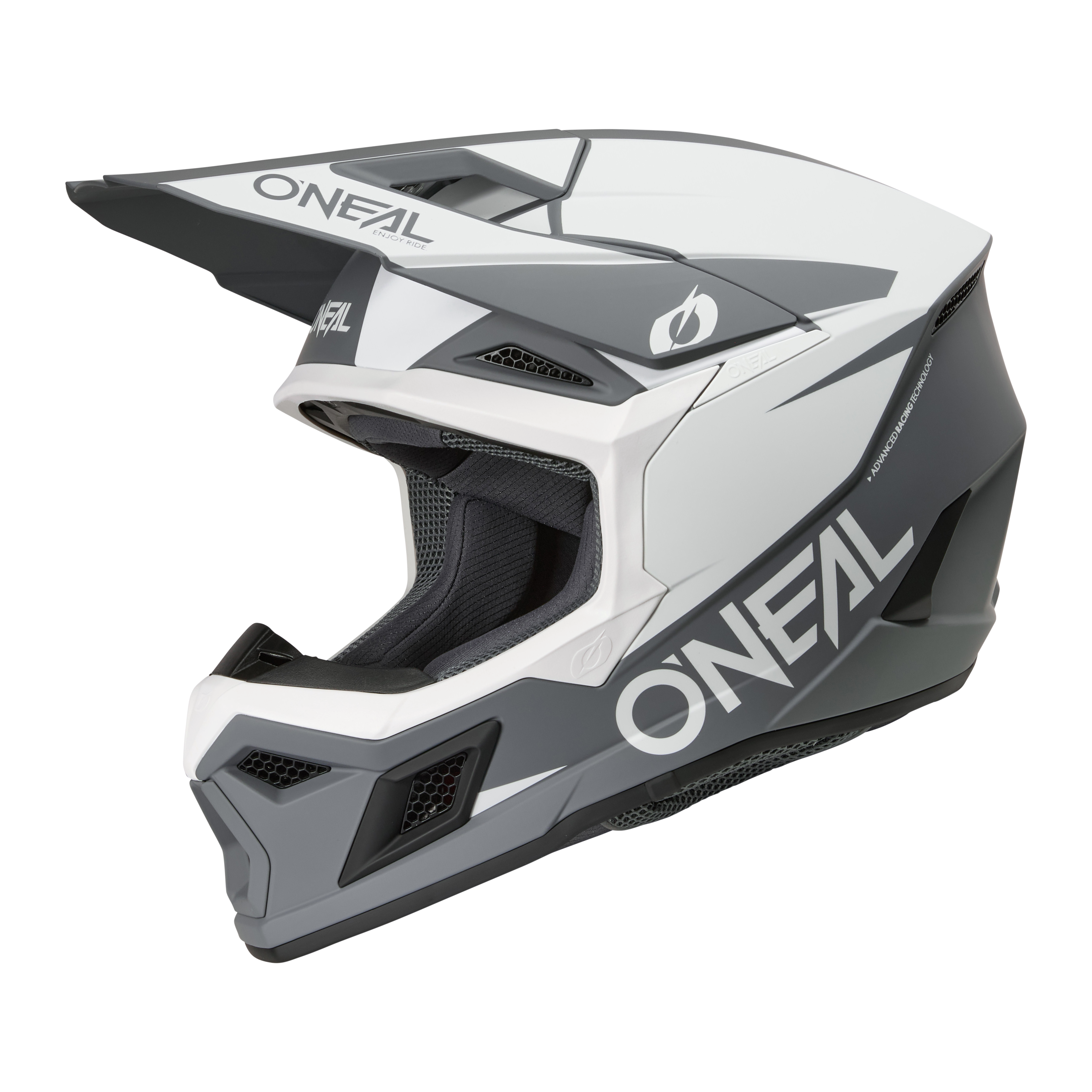 O'Neal 3 SRS Solid MX Motorcycle Helmet | Team Motorcycle