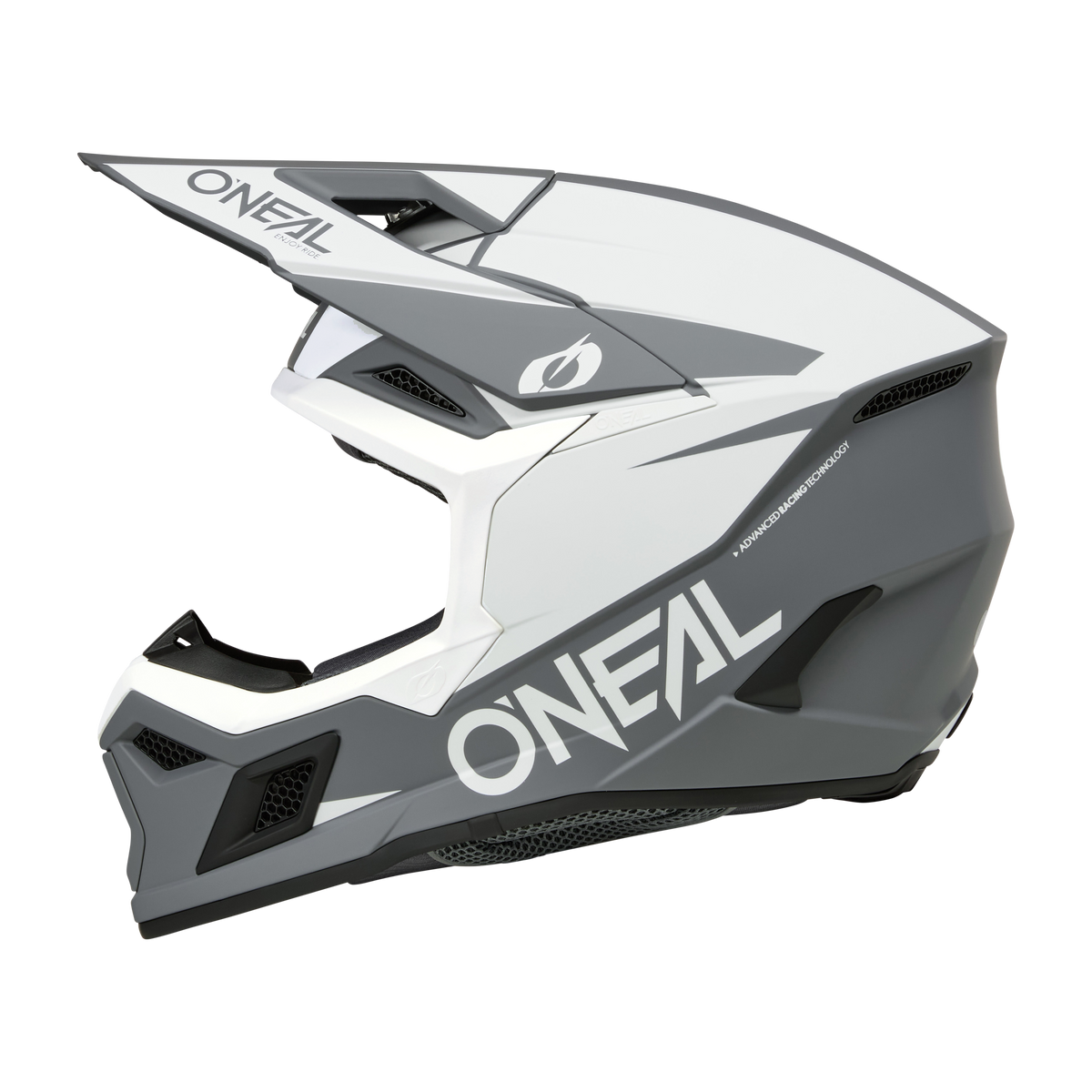 O'Neal 3 SRS Solid MX Motorcycle Helmet