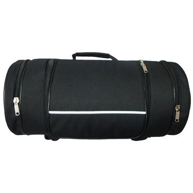 Vance VS360 Black Motorcycle Luggage Travel Sissy Bar Roll Bag