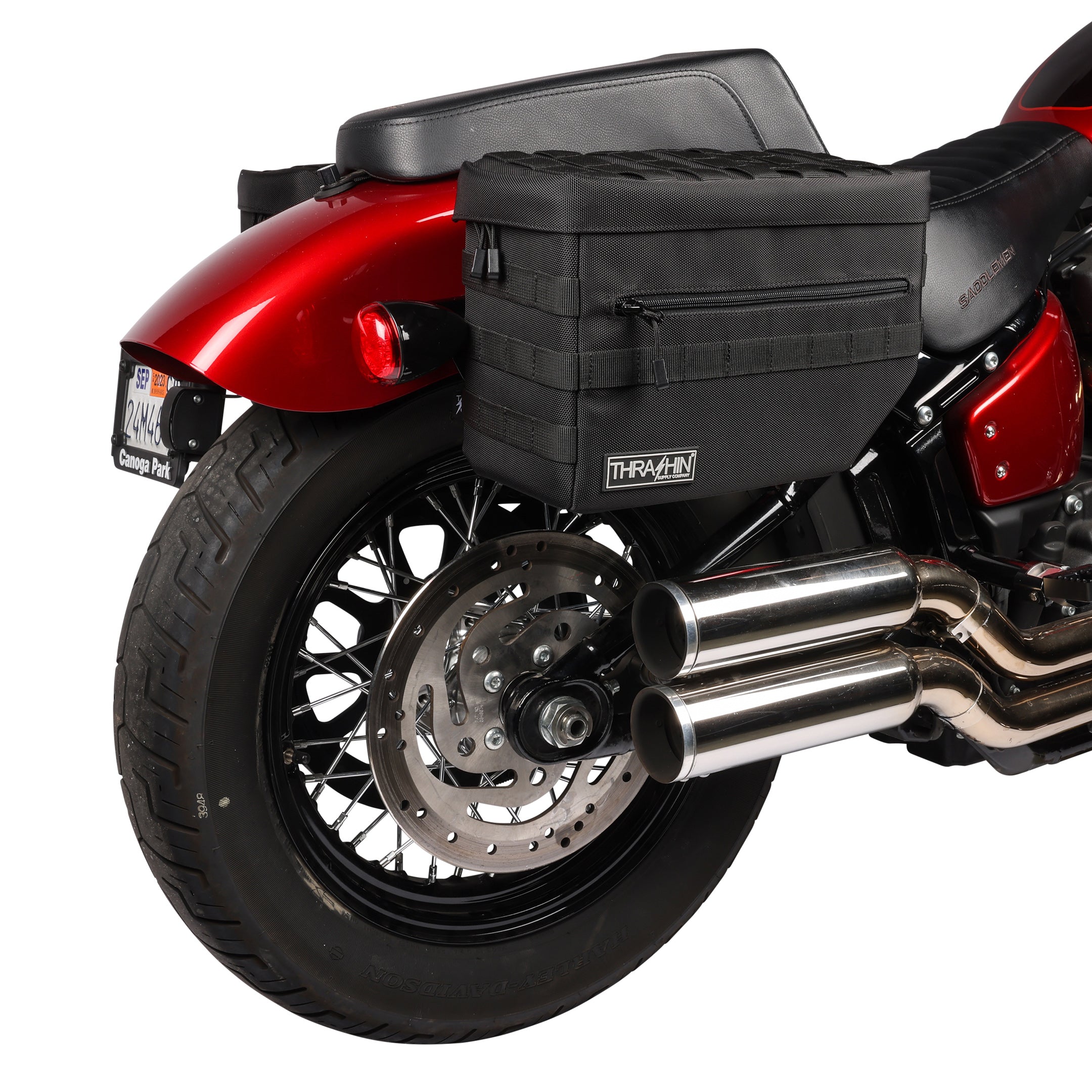 Thrashin Supply Escape Saddlebags | 18 Liter Motorcycle Saddlebags