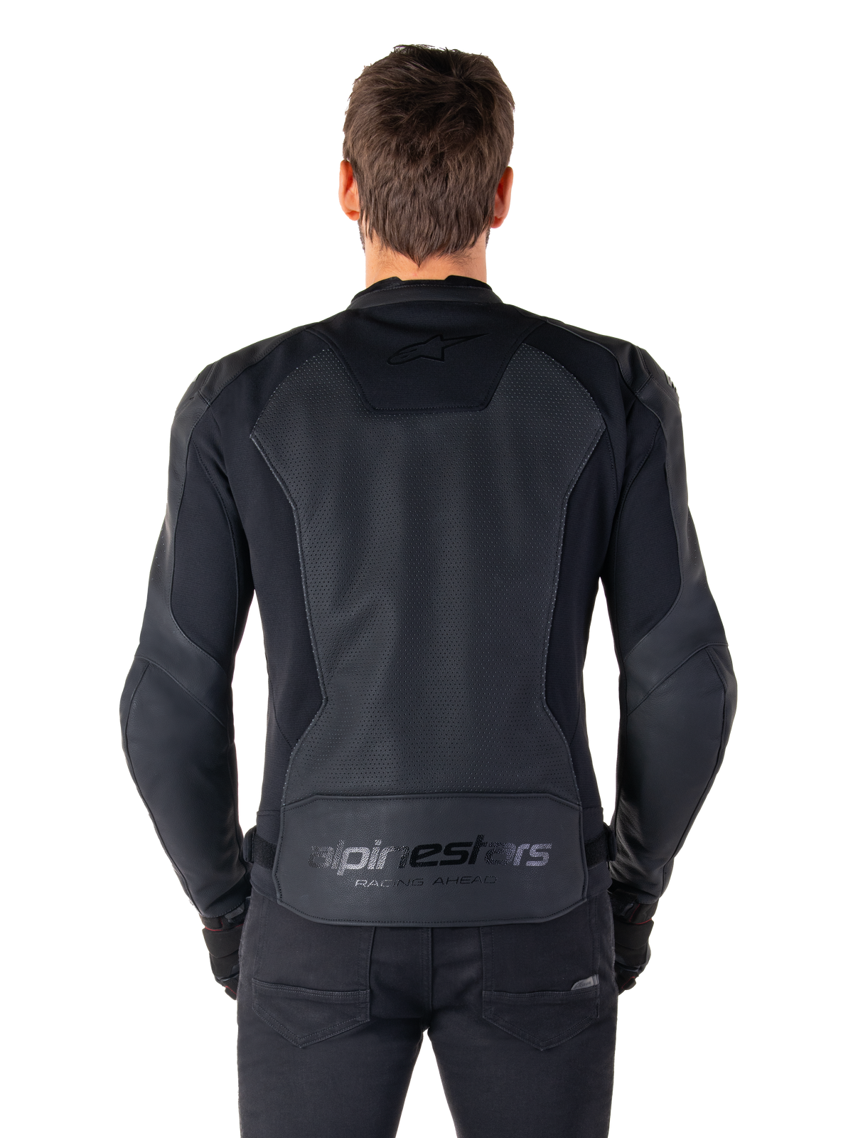 Alpinestars Men's Faster v3 Airflow Leather Motorcycle Riding Jacket