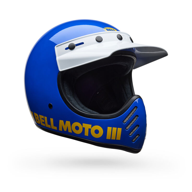 Bell Moto-3 Classic Solid Full Face Motorcycle Helmet