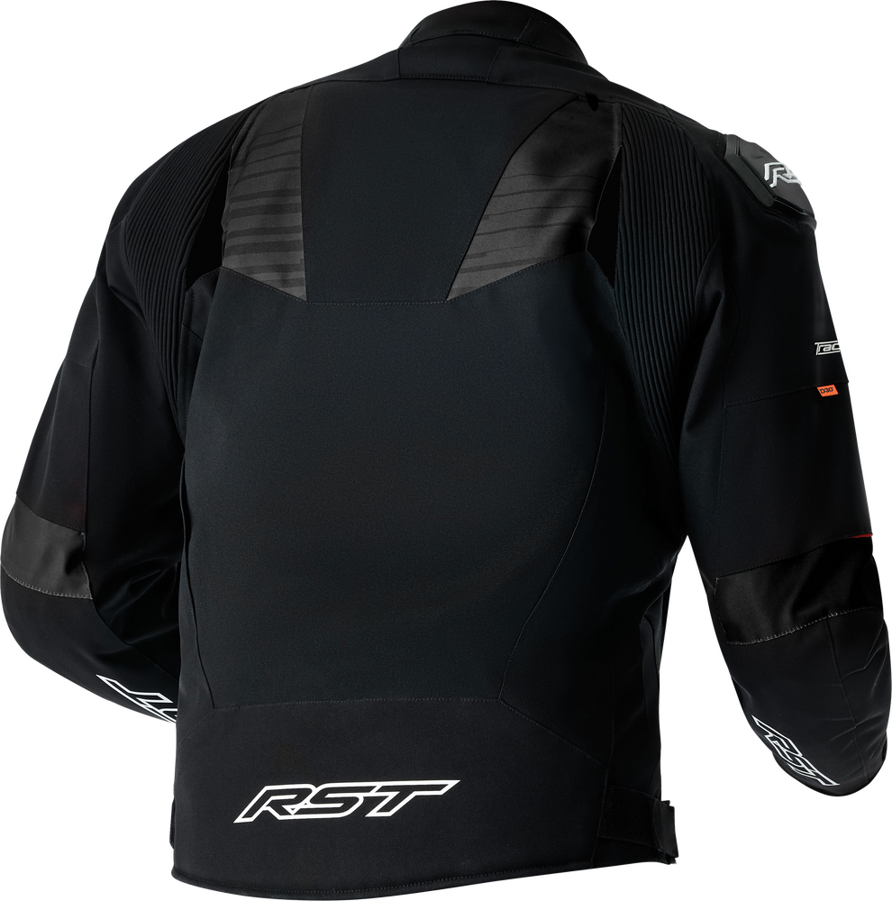 RST Moto Men's Tractech Evo D3O Textile Motorcycle Jacket - Black/White