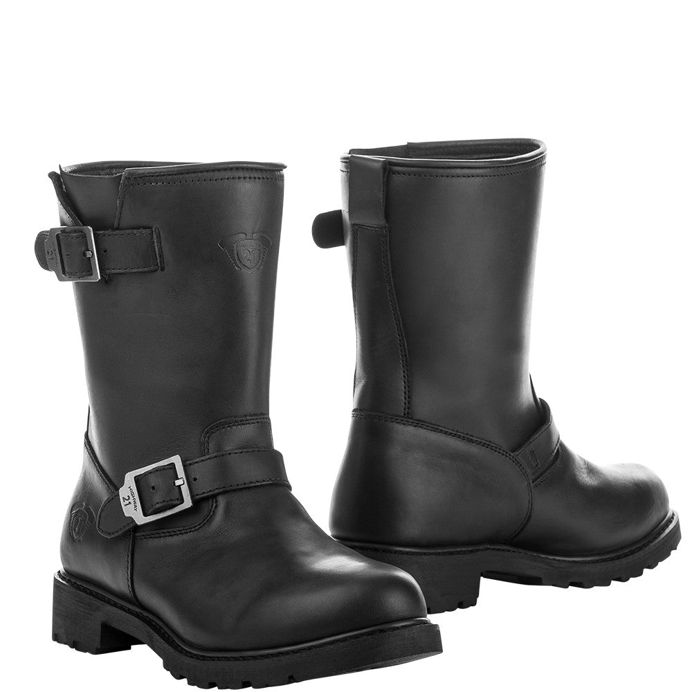 Highway 21 Primary Low Engineer Mens Motorcycle Riding Boots