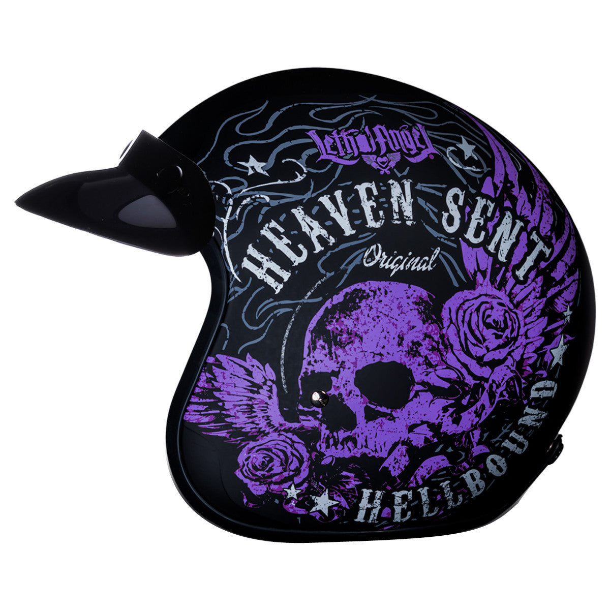 Daytona Cruiser Heaven Sent Helmet - Right View