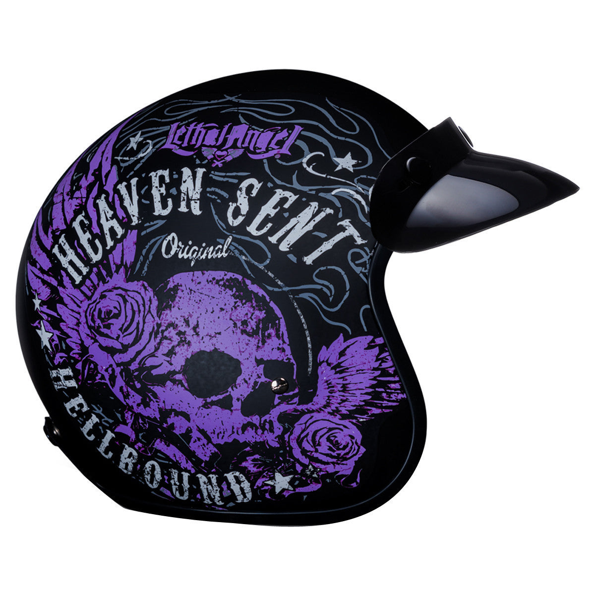 Daytona Cruiser Heaven Sent Helmet - Left View