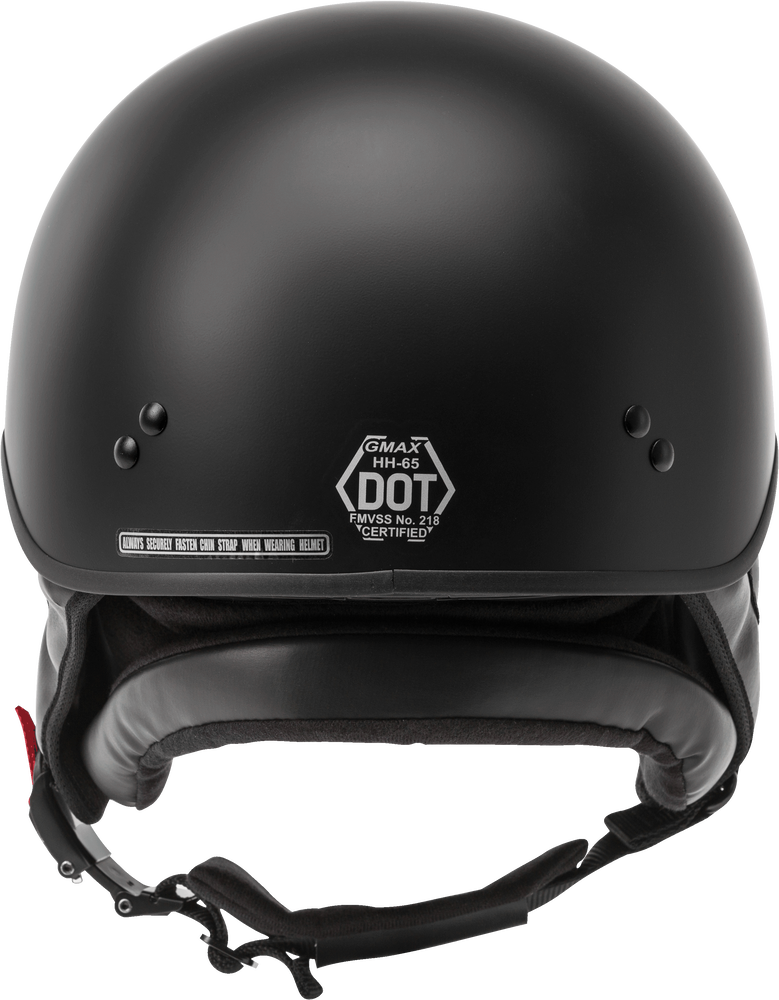 GMax HH 65 Full Dressed Half Face Motorcycle Helmet