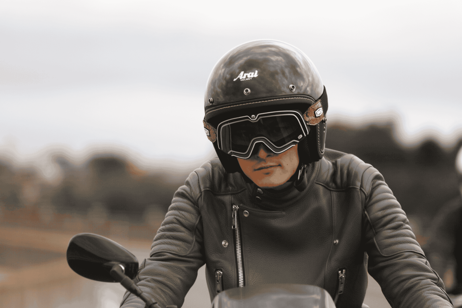 Arai Classic-V Solid Open Face Motorcycle Helmet