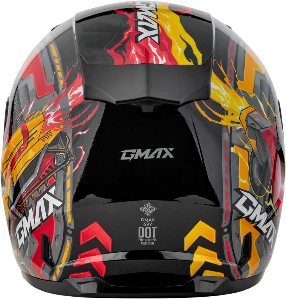 Gmax GM-49Y Youth Charge Full Face Motorcycle Helmet