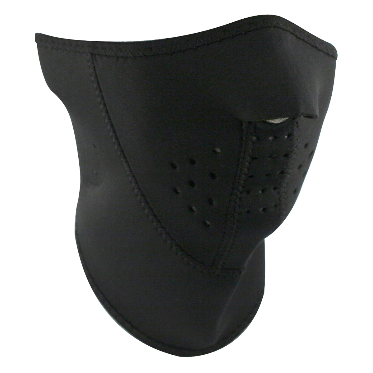 Zan Headgear 3-Panel Neoprene Black Half Face