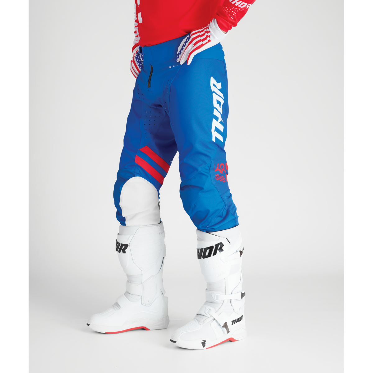 Thor Men's Launchmode Patriot MX Motorcycle Pants