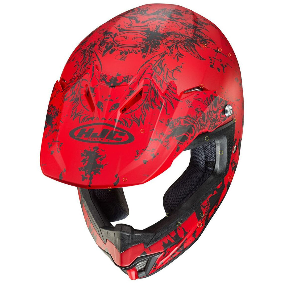HJC Youth CL-XY 2 Creeper Helmet - Red Top View