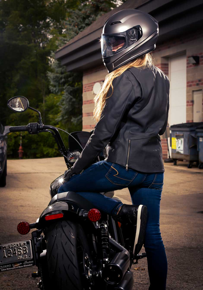 Z1R Jackal Satin Full Face Motorcycle Helmet