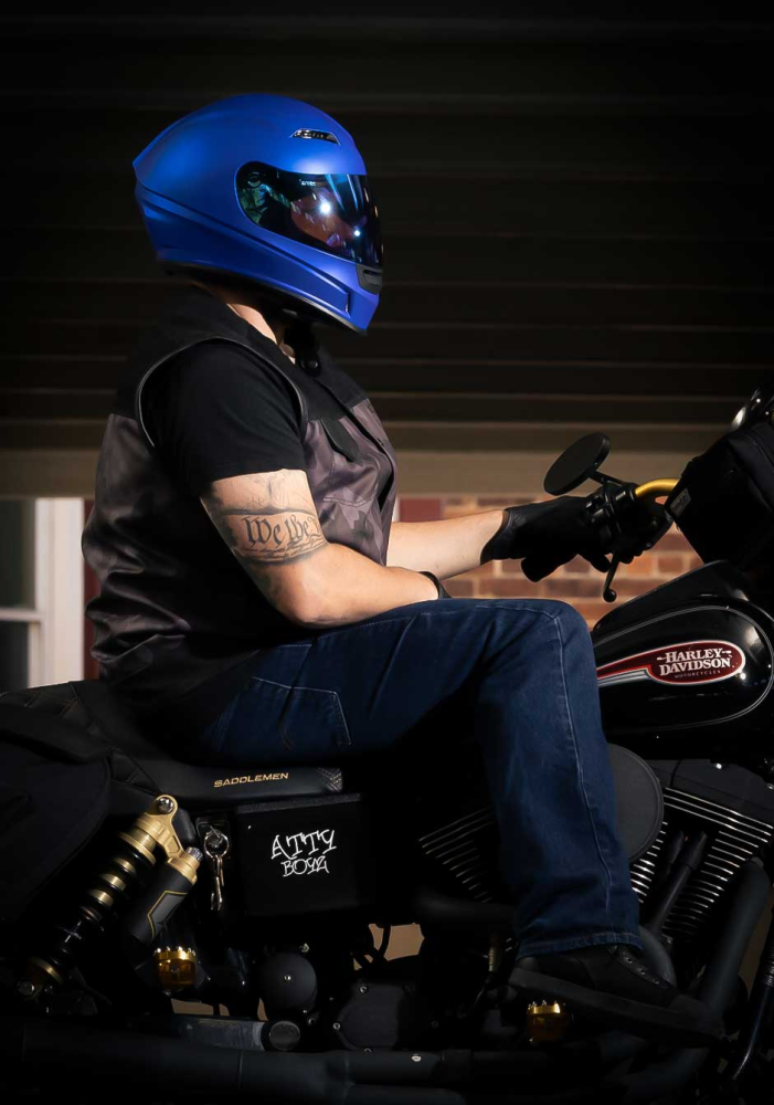 Z1R Jackal Satin Full Face Motorcycle Helmet