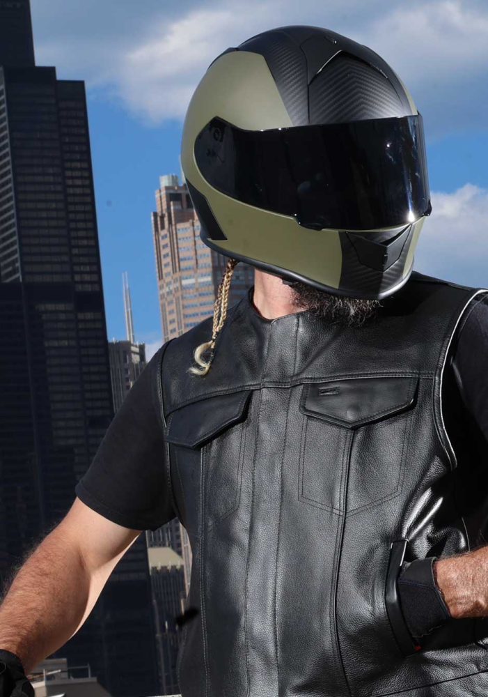 Z1R Warrant Carbon Full Face Motorcycle Helmet