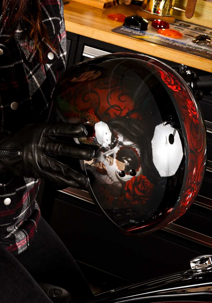 Z1R Vagrant Red Catrina Helmet