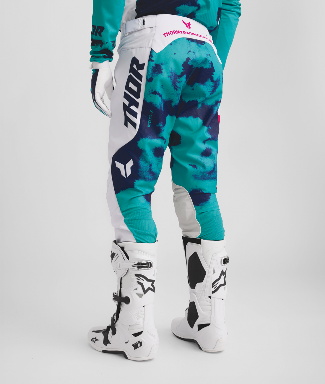 Thor Men's Launchmode Bleach MX Motorcycle Pants