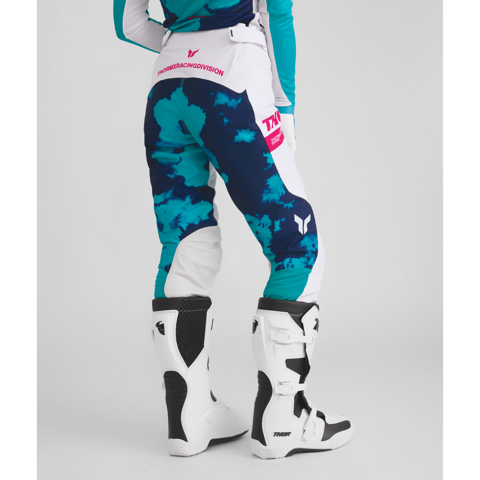 Thor Women's Launchmode Bleach MX Motorcycle Pants