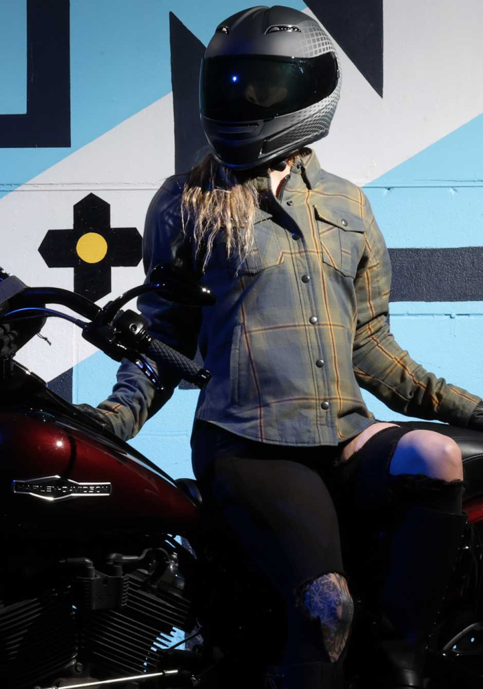 Z1R Women's Ashwood Flannel Riding Shirt