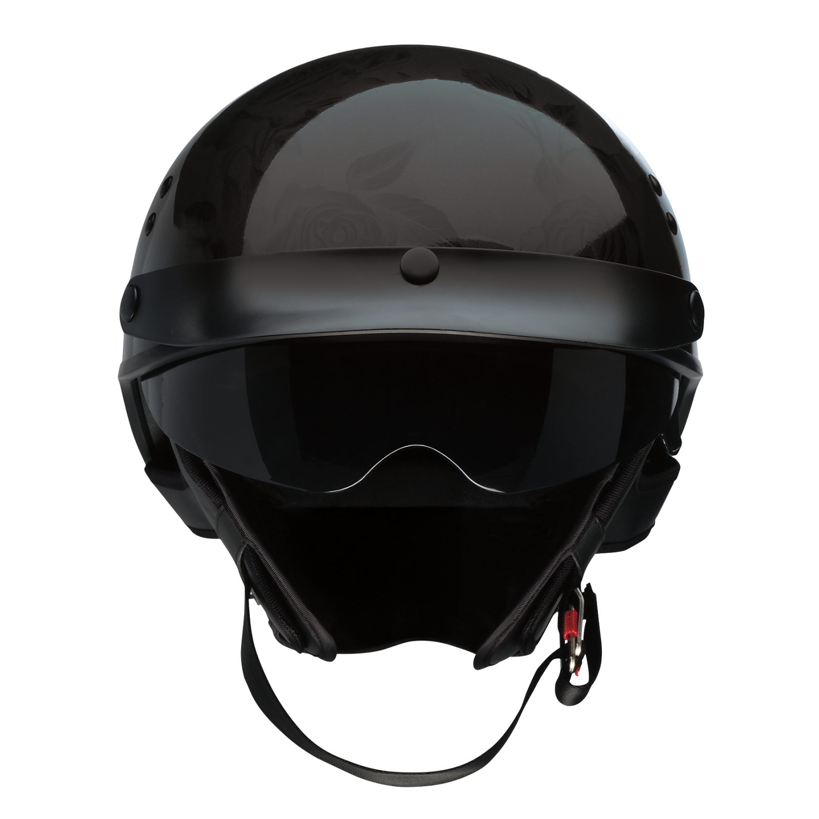 Z1R Vagrant NC Rose Half Face Motorcycle Helmet