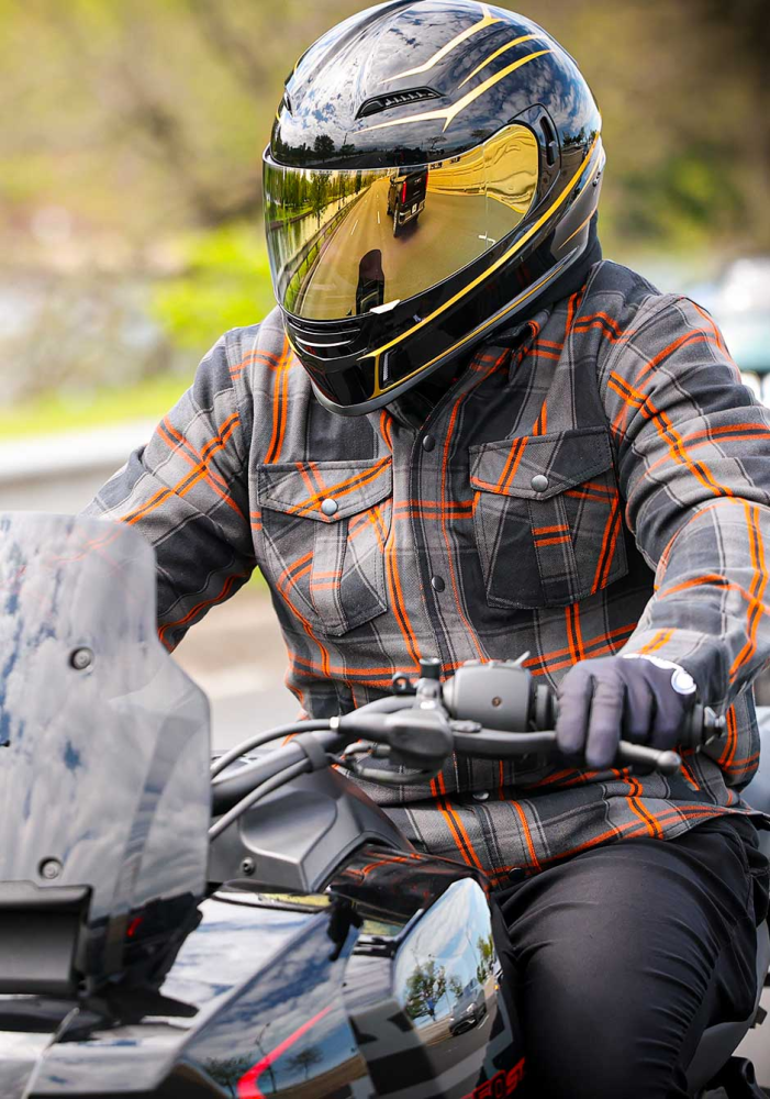 Z1R Men's Ashwood Flannel Riding Shirt